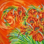 Схема під вишивку бісером "Маковий шлейф" 