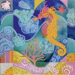 Схема під вишивку бісером "Морський коник" 