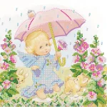 Схема під вишивку бісером "Пустотливий дощик" 