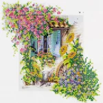 Схема під вишивку бісером "Рожева хмаринка" 