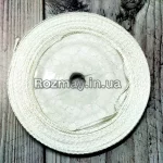 Стрічка атласна біла