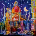 Схема під вишивку бісером "Уночі" 