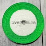 Стрічка атласна салатова