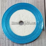 Стрічка атласна блакитна