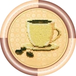 Набір для вишивки бісером "Кава" 