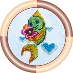 Набір для вишивки бісером "Рибка" 