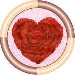 Набір для вишивки бісером "Сердечко" 