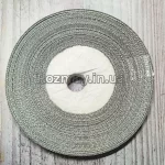 Стрічка атласна сіра