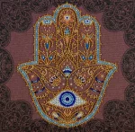 Набір для вишивки бісером "Золота Хамса" 