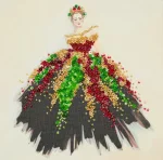 Набір для вишивки бісером "Кольоровий танець" 