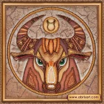 Набір для вишивки бісером "Тілець" 