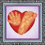 Набір для вишивки бісером "Слідочки (хлопчик) 