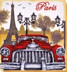 Набір для вишивки бісером "Червоне та чорне" 