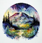 Набір для вишивки хрестиком "На вершині світу" 