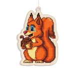 Новорічна іграшка підвіс на ялинку – Білочка FNGi-010