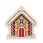 Новорічна іграшка підвіс на ялинку – Пряничний будинок (2) FNGi-034