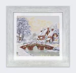 Набір для вишивки нитками "Морозний вечір" №091