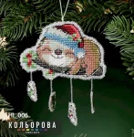 Новорічна іграшка на пластиковій основі НІ_006 "Солодкі сподівання"