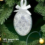 Набір пластикова іграшка НПІ_шишка_003 "Під сніговим покривалом"