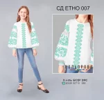 Сорочка дитяча в стилі Етно (дівчатка 5-10 років) СД Етно-007