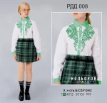 Сорочка комбінована для дівчинки (5-10 років) РДД-008