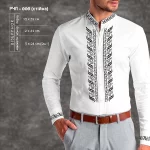 Рубашка чоловіча пошита (стійка) РЧП 006