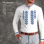 Рубашка чоловіча пошита (стійка) РЧП 004