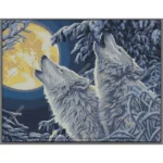 Вовки в зимовому лісі, А2-Т-049