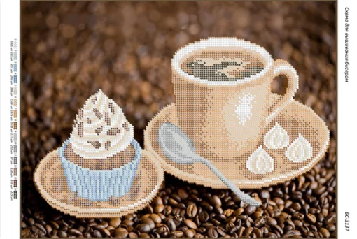 Кава с кексом 