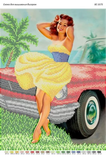 Дівчина в стилі пін-ап 