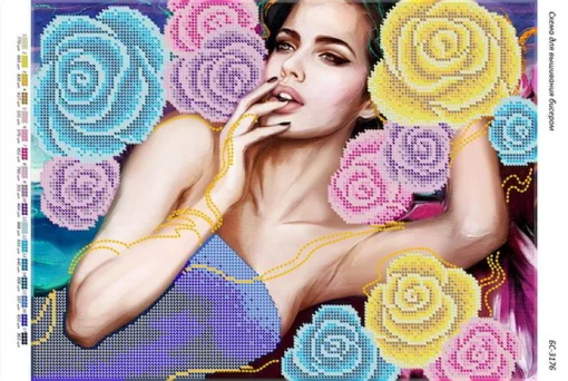 Дівчина у трояндах 