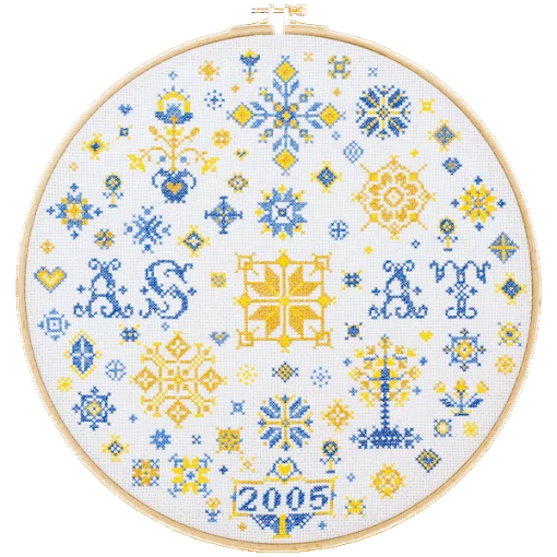 Набір для вишивки хрестиком "Родинний семплер" 