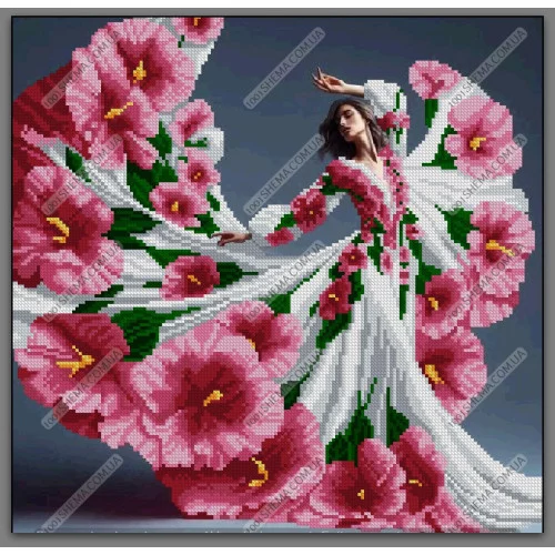 Дівчина-мальва, А3+Л-014