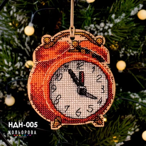 Набір для вишивки новорічної іграшки НДН-005 &quot;Святковий час&quot;