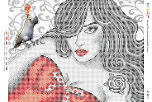 Дівчина з папугою