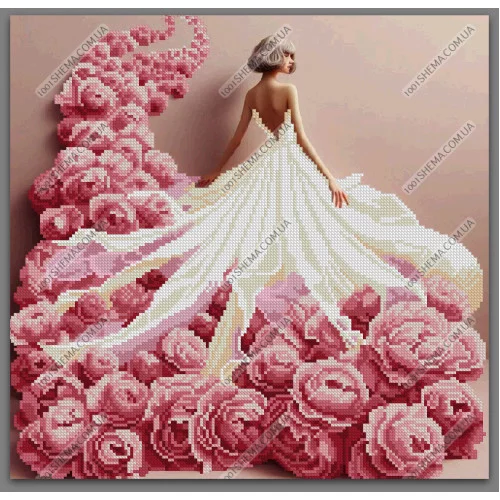 Дівчина-півонія, А3+Л-033