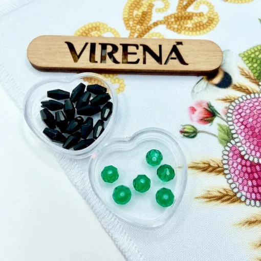 Бант на кошик, БК-093 (з намистинами)