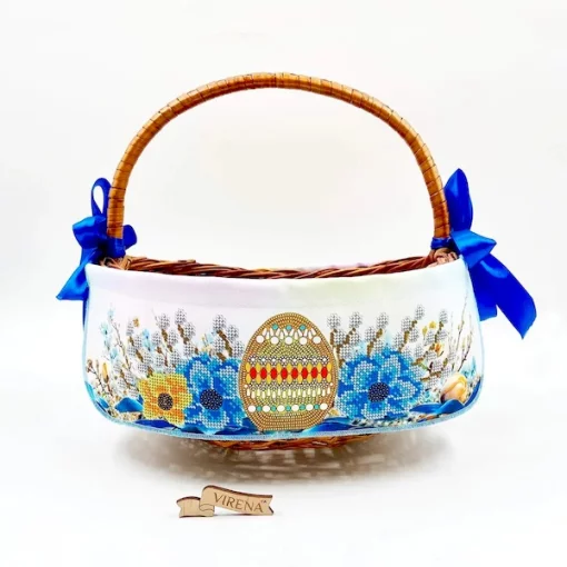 Стрічка навколо кошика мала СКМ-003 (з намистинами в комплекті)