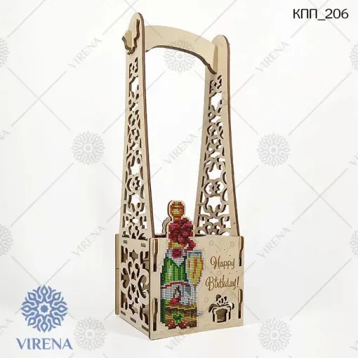 Коробка подарункова для пляшки КПП_206