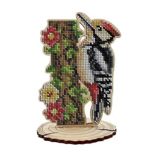 Фігурка інтер'єрна з серії &quot;Птахи України - дятел&quot; ФІН-111