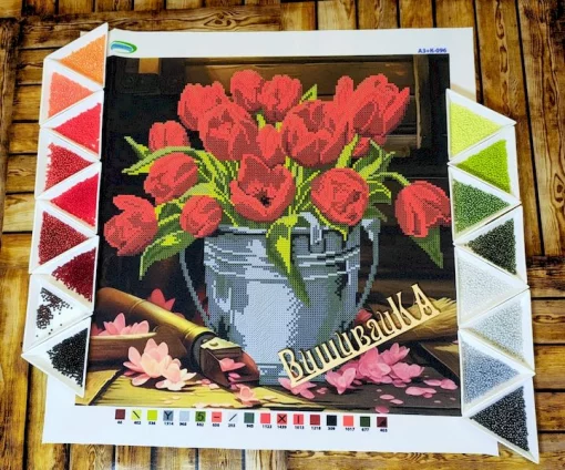 Червоний букет, А3+К-096