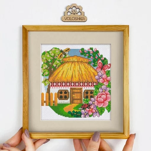 Набір для вишивки хрестиком "Українська хатинка. Травень", VC-005