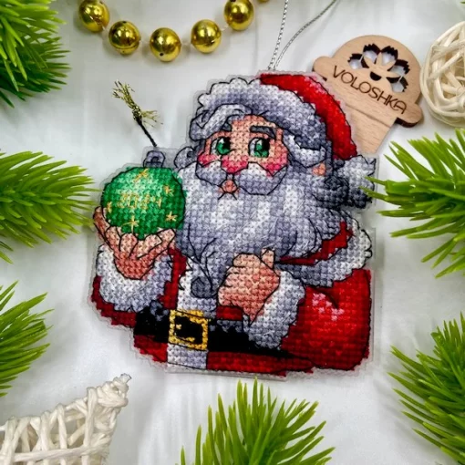 Набір для вишивки на пластиковій канві &quot;Санта-Клаус&quot; VPC_046