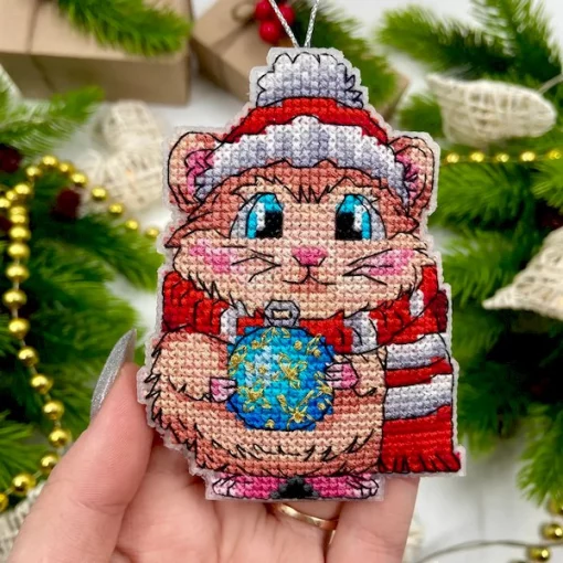 Набір для вишивки на пластиковій канві &quot;Хом'як&quot; VPC_047