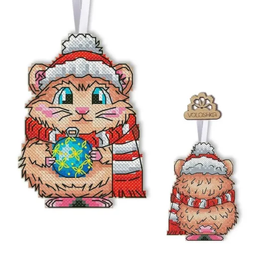 Набір для вишивки на пластиковій канві &quot;Хом'як&quot; VPC_047