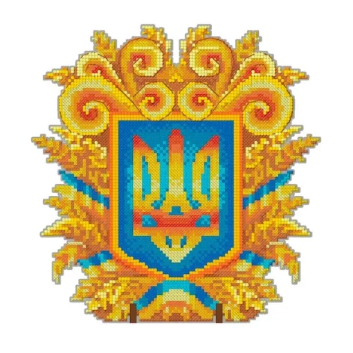 Набір для вишивки на пластиковій канві &quot;Герб з вензелями&quot; VPC_029