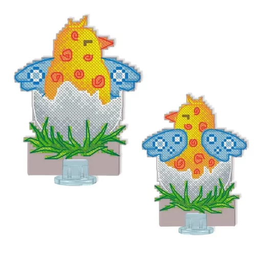 Набір для вишивки на пластиковій канві &quot;Пташенята&quot; VPC_062