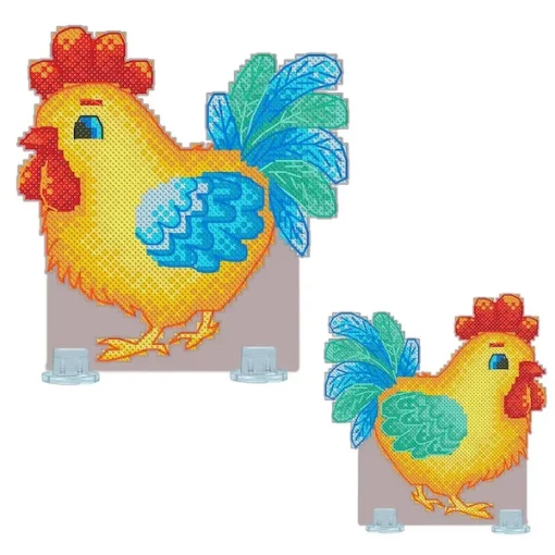 Набір для вишивки на пластиковій канві &quot;Півник молодець&quot; VPC_068