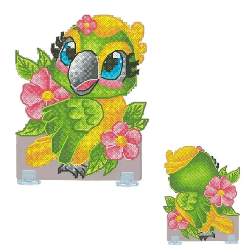 Набір для вишивки на пластиковій канві &quot;Папуга&quot; VPC_069