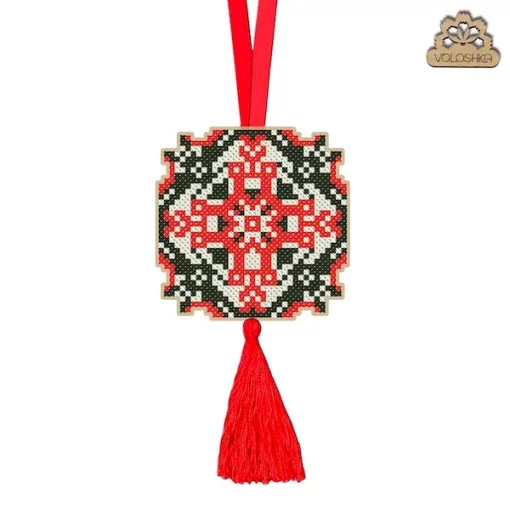 Брелок для вишивки хрестиком на пластиковій канві &quot;Благополуччя&quot;, VPC_038